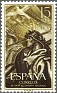 Spain - 1955 - National Uprising - 15 CTS - Green - Spain, National Uprising - Edifil 1187 - National Uprising - 0